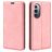Mobigear Retro Slim Motorola Edge X30 Hülle Klapphülle Geldbörse - Pink