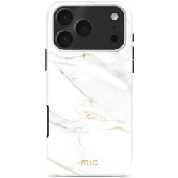 MIO iPhone 17 Pro MagSafe Hülle Hardcase Backcover - White Marble