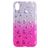 Mobigear Design iPhone XS Max TPU (flexibel) Backcover - Magenta