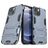 Mobigear Armor Stand iPhone 13 Mini Hülle Hardcase Backcover Stoßfest mit Ständer - Blau
