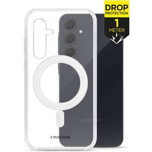 Mobilize Naked Protection Durchsichtig Samsung Galaxy A35 MagSafe Hülle Hardcase Backcover Stoßfest - Transparent