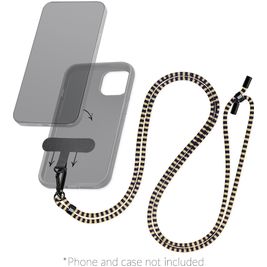Mobilize Lanyard Universal-Handykette einstellbar - Braun / Blau