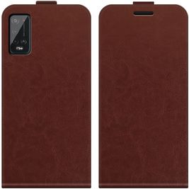 Mobigear Wiko Power U20 Hülle Flipcase - Braun