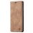 Caseme 013 Samsung Galaxy A51 Hülle Klapphülle Geldbörse - Braun