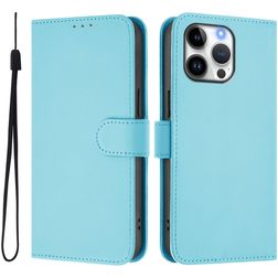 Mobigear Urban Wallet iPhone 16 Pro Max Hülle Klapphülle Geldbörse - Blau