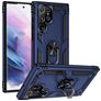 Mobigear Armor Ring Samsung Galaxy S23 Ultra Hülle Hardcase Backcover Stoßfest mit Ringhalter - Blau
