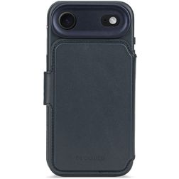Decoded Detachable Wallet iPhone Air MagSafe Hülle Echtes Leder Abnehmbare 2in1 Klapphülle Geldbörse - Navy Shadow