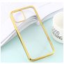 Mobigear Royal iPhone 12 Pro Max Hülle Flexibles TPU Backcover - Transparent / Gold