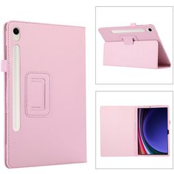 Mobigear Classic Samsung Galaxy Tab S11 Hülle Klapphülle + Stifthalter - Pink