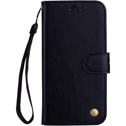 Mobigear Wallet Samsung Galaxy A50 Hülle Klapphülle Geldbörse - Schwarz