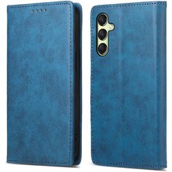 Mobigear Wallet Samsung Galaxy A17 Hülle Klapphülle Geldbörse - Blau