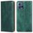 Mobigear Wallet Motorola Edge 30 Fusion Hülle Klapphülle Geldbörse - Grün