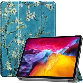 Mobigear Tri-Fold iPad Pro 11 Zoll (2022) Hülle Klapphülle - Mandelblüten Mobigear Tri-Fold iPad Pro 11 Zoll (2022) Hülle Klapphülle - Mandelblüten