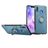 Mobigear Armor Ring Huawei Nova 3 Hülle Hardcase Backcover Stoßfest mit Ringhalter - Blau