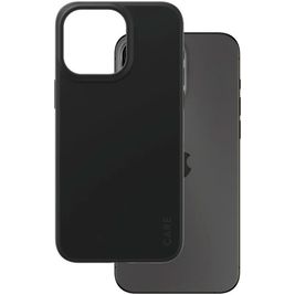 CARE by PanzerGlass Fashionable iPhone 15 Pro Max Silikon Hülle Backcover - Schwarz