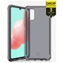 ITSkins SpectrumClear Samsung Galaxy A41 Hülle Flexibles TPU Backcover Stoßfest - Schwarz
