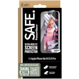 SAFE by PanzerGlass Ultra-Wide-Fit iPhone 16e Panzerglas Gehärtetes Glas Displayschutz - Hüllenfreundlich