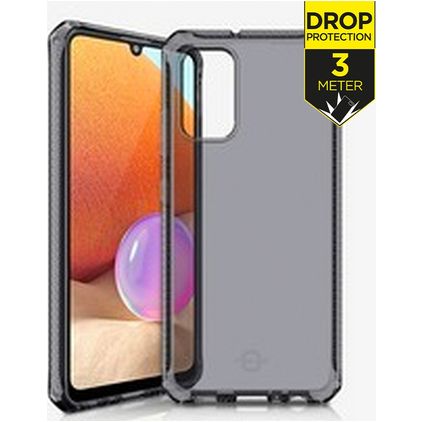 ITSkins SpectrumClear Samsung Galaxy A32 4G Hülle Flexibles TPU Backcover Stoßfest - Smoke