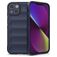 Mobigear Bumpy iPhone 14 Hülle Flexibles TPU Backcover - Dunkelblau
