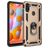 Mobigear Armor Ring Samsung Galaxy A11 Hülle Hardcase Backcover Stoßfest mit Ringhalter - Gold