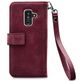 Mobilize Gelly Zipper Samsung Galaxy A6 Plus (2018) Hülle Abnehmbare 2in1 Clutch - Bordeaux