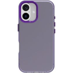 Mobigear Crystal iPhone 16 Hülle Hardcase Backcover - Lila