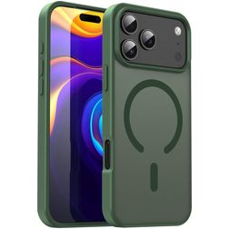 Mobigear Shockproof iPhone 17 Pro Max MagSafe Hülle Hardcase Backcover - Olive Green