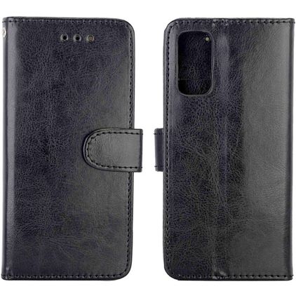 Mobigear Wallet Samsung Galaxy S20 Hülle Klapphülle Geldbörse - Schwarz