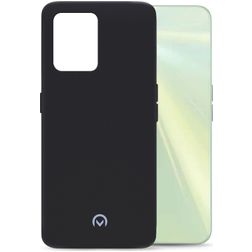 Mobilize Rubber Gelly Realme C35 Hülle Flexibles TPU Backcover - Matt Black