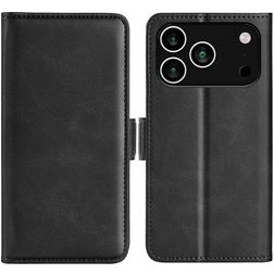 Mobigear Slim Magnet iPhone 18 Pro Max Hülle Klapphülle Geldbörse - Schwarz