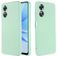 Mobigear Rubber Touch OPPO A17 Silikon Hülle Backcover - Grün