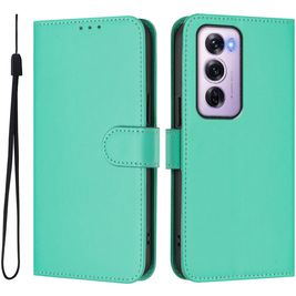 Mobigear Urban Wallet OPPO Reno 12 Pro Hülle Klapphülle Geldbörse - Grün