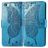Mobigear Butterfly iPhone 17e Hülle Klapphülle Geldbörse - Blau