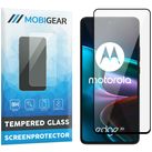 Mobigear Premium Motorola Edge 30 Panzerglas Gehärtetes Glas Displayschutz - Hüllenfreundlich - Schwarz