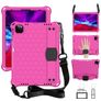 Mobigear HexStrap iPad Air 11 Zoll (2026) Hülle EVA Schaum Backcover + Schulterträger - Rot