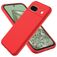 Mobigear Colors Google Pixel 8a Hülle Flexibles TPU Backcover - Rot