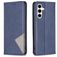 Mobigear Rhombus Slim Samsung Galaxy S24 FE Hülle Klapphülle - Blau
