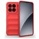 Mobigear Bumpy Xiaomi 15 Hülle Flexibles TPU Backcover - Rot