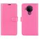 Mobigear Classic Nokia 5.4 Hülle Klapphülle Geldbörse - Magenta