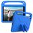 Mobigear AeroArmor iPad 9 (2021) Tablet Hülle für Kinder mit Tragegriff + Stifthalter - Blau