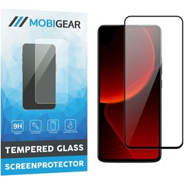 Mobigear Premium Xiaomi 13T Pro Panzerglas Gehärtetes Glas Displayschutz - Hüllenfreundlich - Schwarz