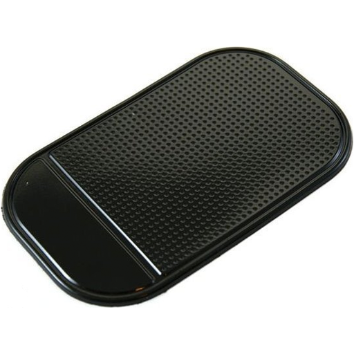 Mobigear Sticky Anti-Slip Mat Autohalterung Armaturenbrett Universal (max 13,5 cm x 7,5 cm) - Schwarz