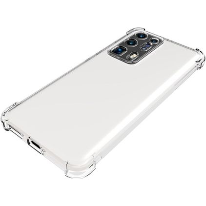 Mobigear Cushion Durchsichtig Huawei P40 Pro Plus Hülle Flexibles TPU Backcover Stoßfest - Transparent