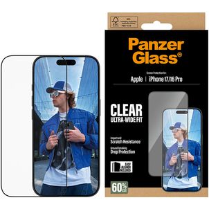 PanzerGlass Ultra-Wide Fit iPhone 17 Gehärtetes Glas Displayschutz - Hüllenfreundlich