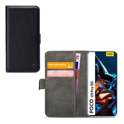 Mobilize Classic Gelly Wallet POCO X5 Pro Klapphülle Portemonnaie - Schwarz