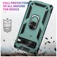 Mobigear Armor Ring Google Pixel 7 Pro Hülle Hardcase Backcover Stoßfest mit Ringhalter - Grün