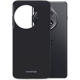 Mobilize Rubber Gelly OnePlus 12 Hülle Flexibles TPU Backcover - Matt Black