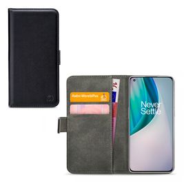 Mobilize Classic Gelly Wallet OnePlus Nord N10 5G Hülle Klapphülle Geldbörse - Schwarz
