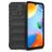 Mobigear Bumpy Xiaomi Redmi 10C Hülle Flexibles TPU Backcover - Schwarz