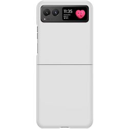 Mobigear Colors Motorola Razr 40 Hülle Hardcase Backcover - Weiß